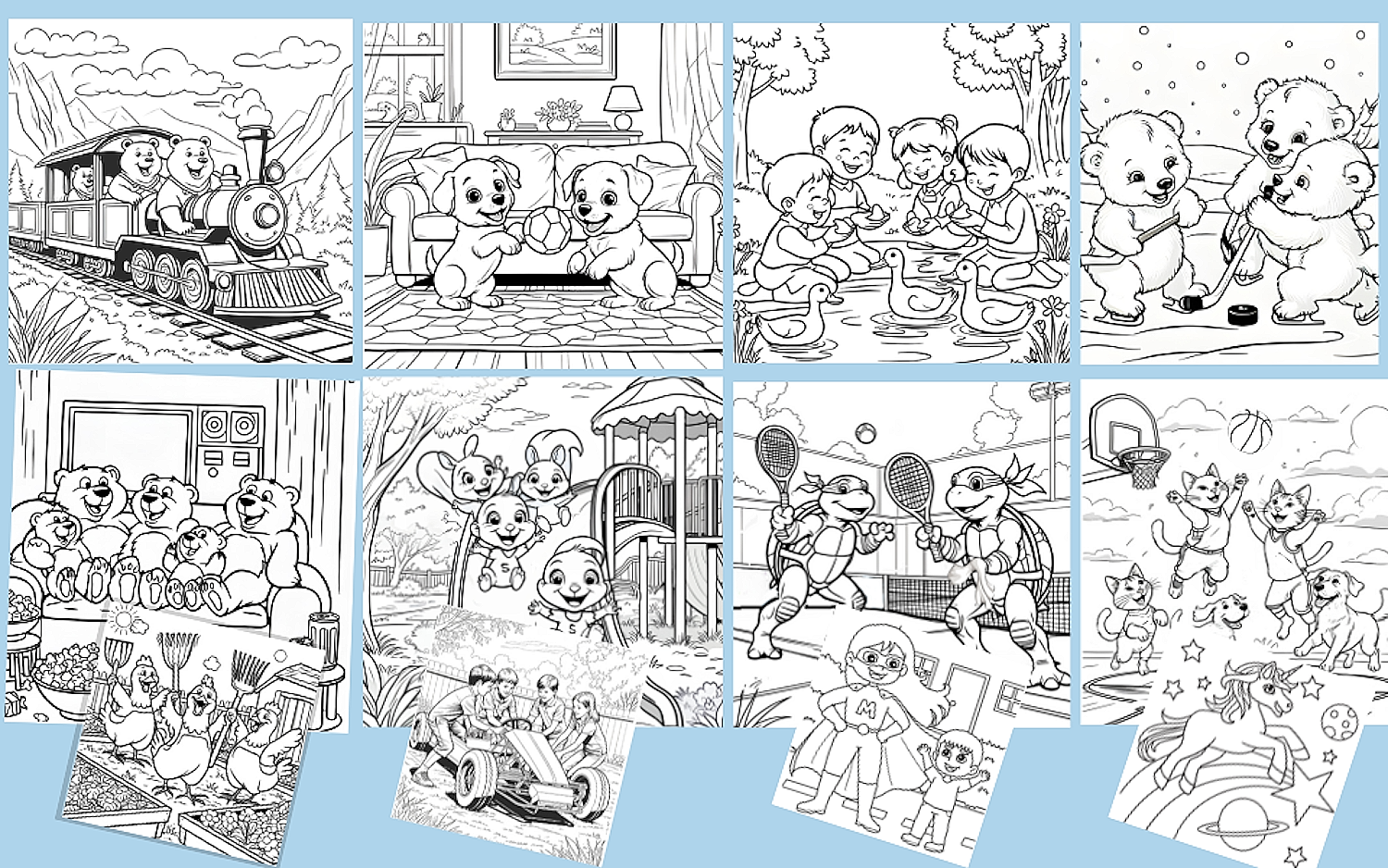 Fun with Friends Coloring Book - Image 2